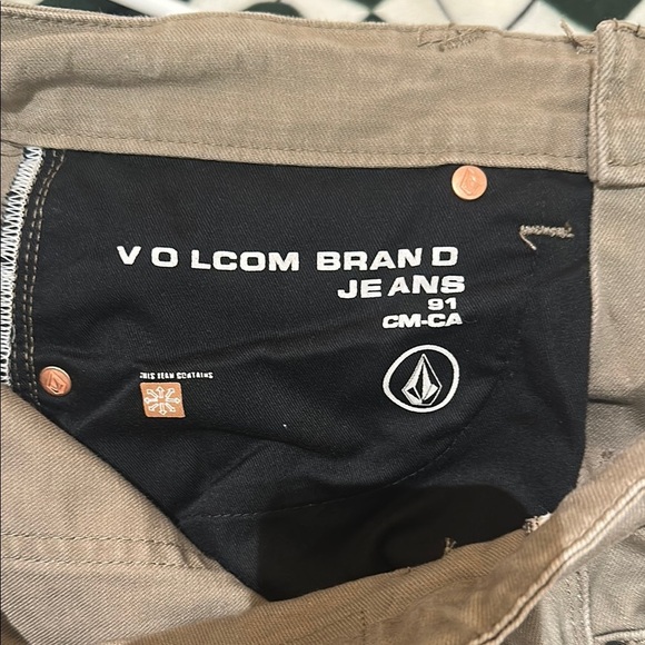 Volcom Tan Chinos Versatile Cotton-Blend Unworn Size 30 - NWOT 💯 - Picture 2 of 4